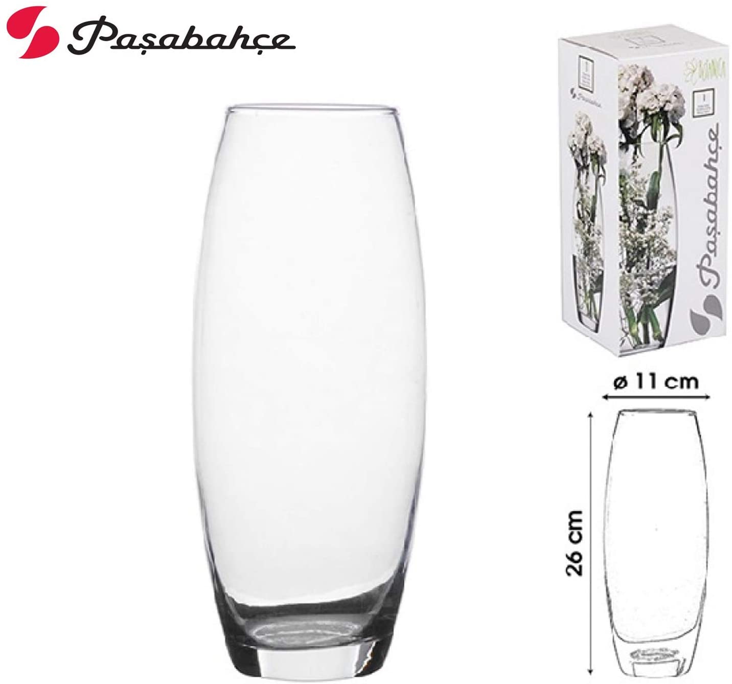 Ваза pasabahce botanica