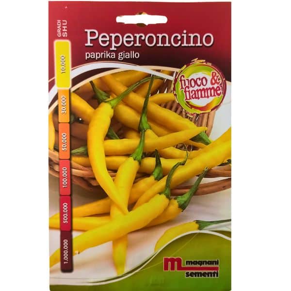 Graines de Piment Épicé 'Paprika Jaune'