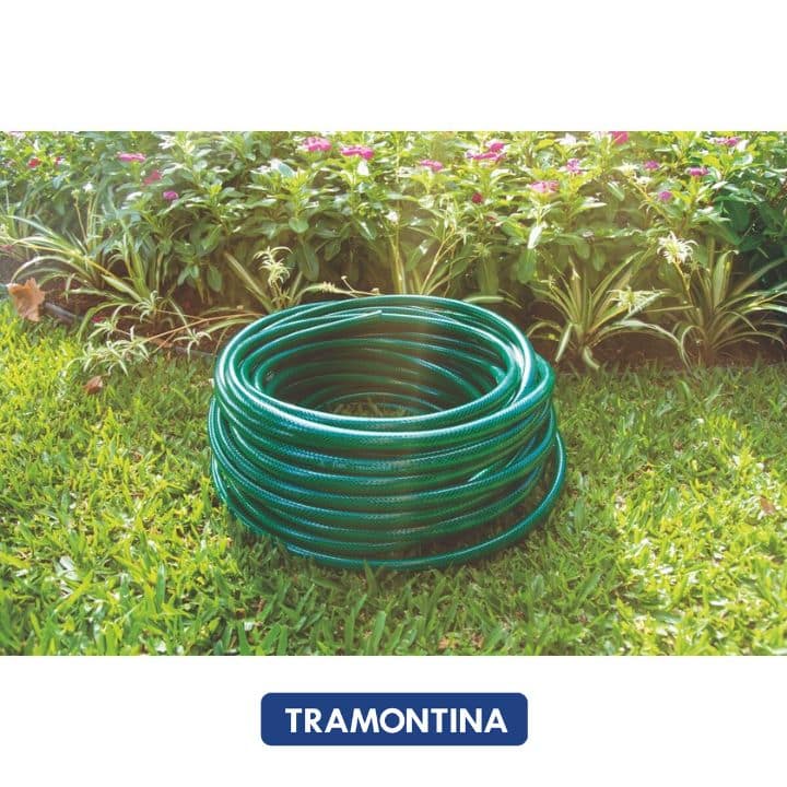 Pack Tuyau d'Arrosage Flex 15m + Buse d'Arrosage Multijet Tramontina