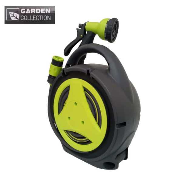 Enrouleur de Tuyau d’Arrosage Portable 12 m